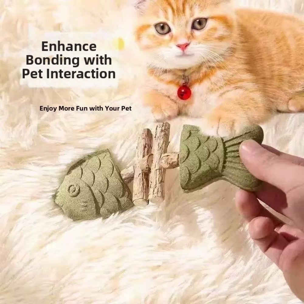 Fish Bone Shape Cat Molar Stic - Teeth Cleaning Dog Chew Bone review and price