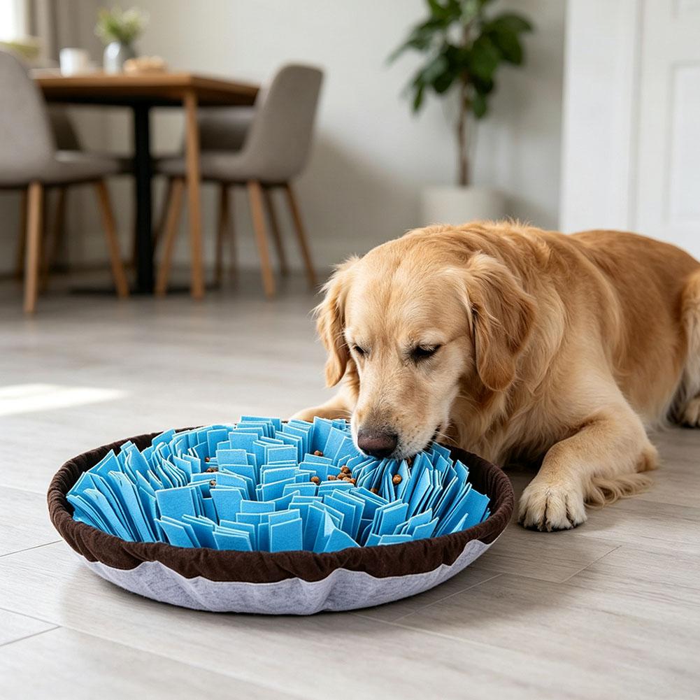 Dog Snuffle Mat Interactive Fe - Dog Puzzle Feeder Toy review and price