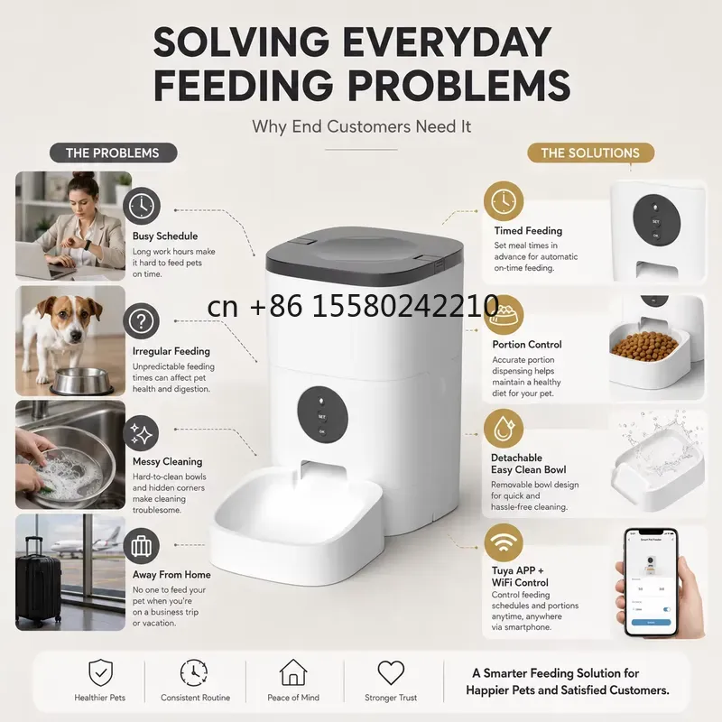 2026 hot 4L WiFi Smart Automat - Pet Feeders review and price