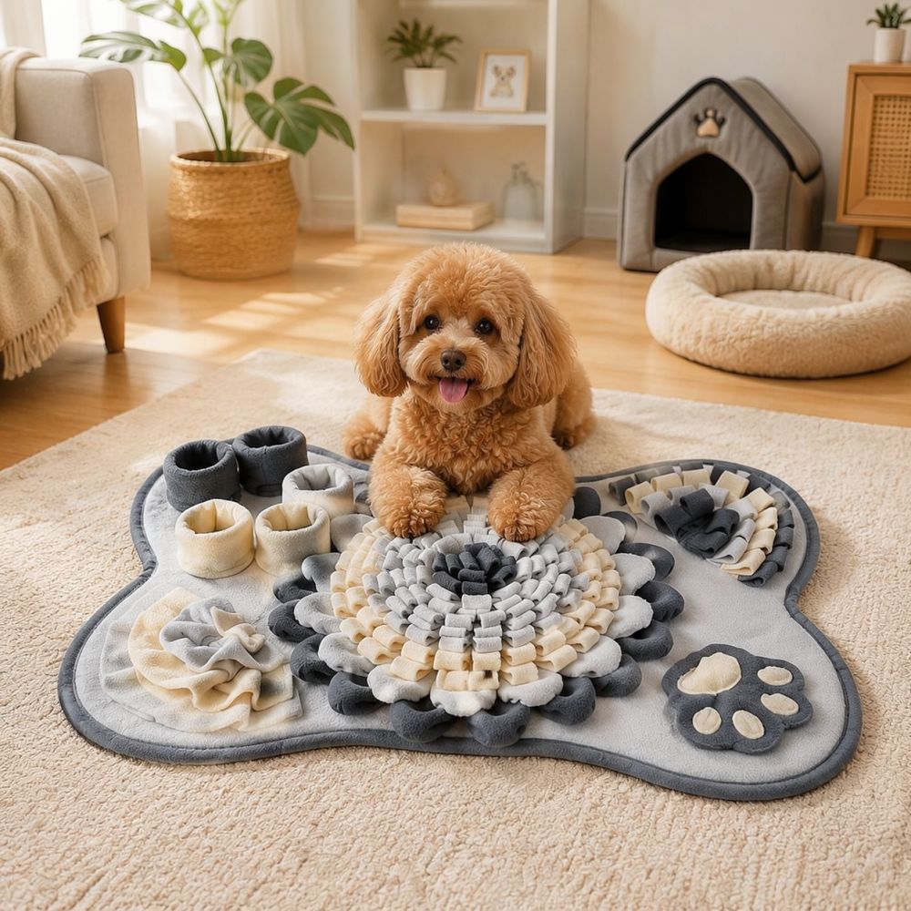 Bone Shaped Dog Snuffle Mat Pe - Dog Puzzle Feeder Toy review and price